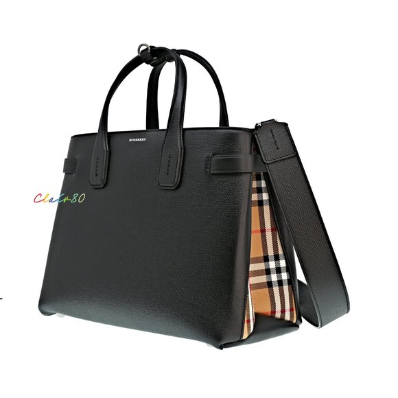 burberry medium banner vintage check bag